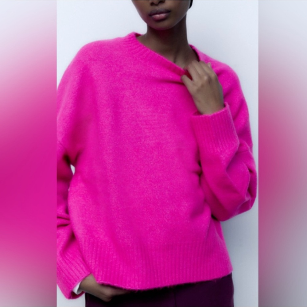 Zara Fuschia Sweater